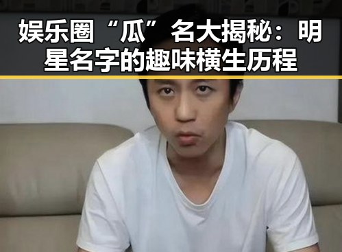 娱乐圈“瓜”名大揭秘：明星名字的趣味横生历程