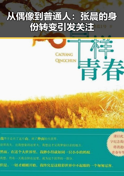 从偶像到普通人：张晨的身份转变引发关注